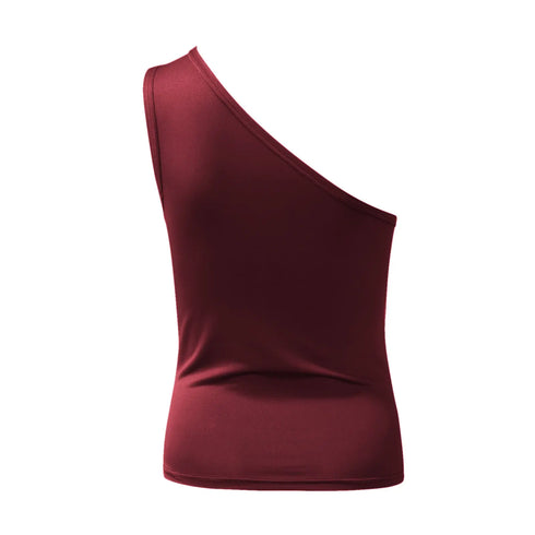 'Ophelia' One Shoulder Cutout Camisole - Celes Fashion